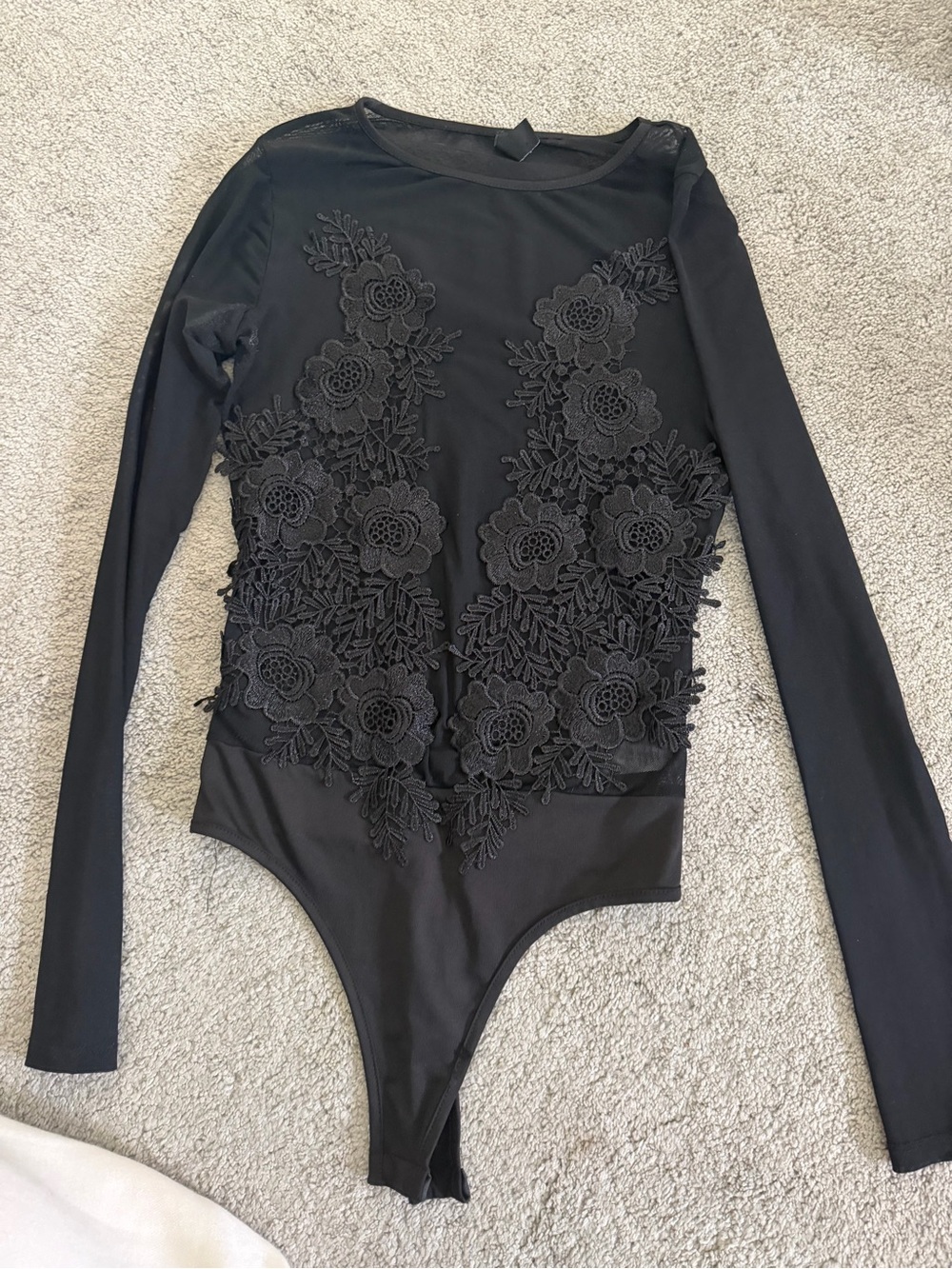 Windsor Black Sleeveless Lace-Trim Top